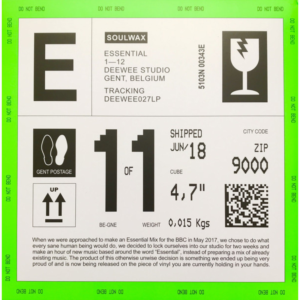Вінілова платівка Soulwax - Soulwax ‎– Essential, 4520