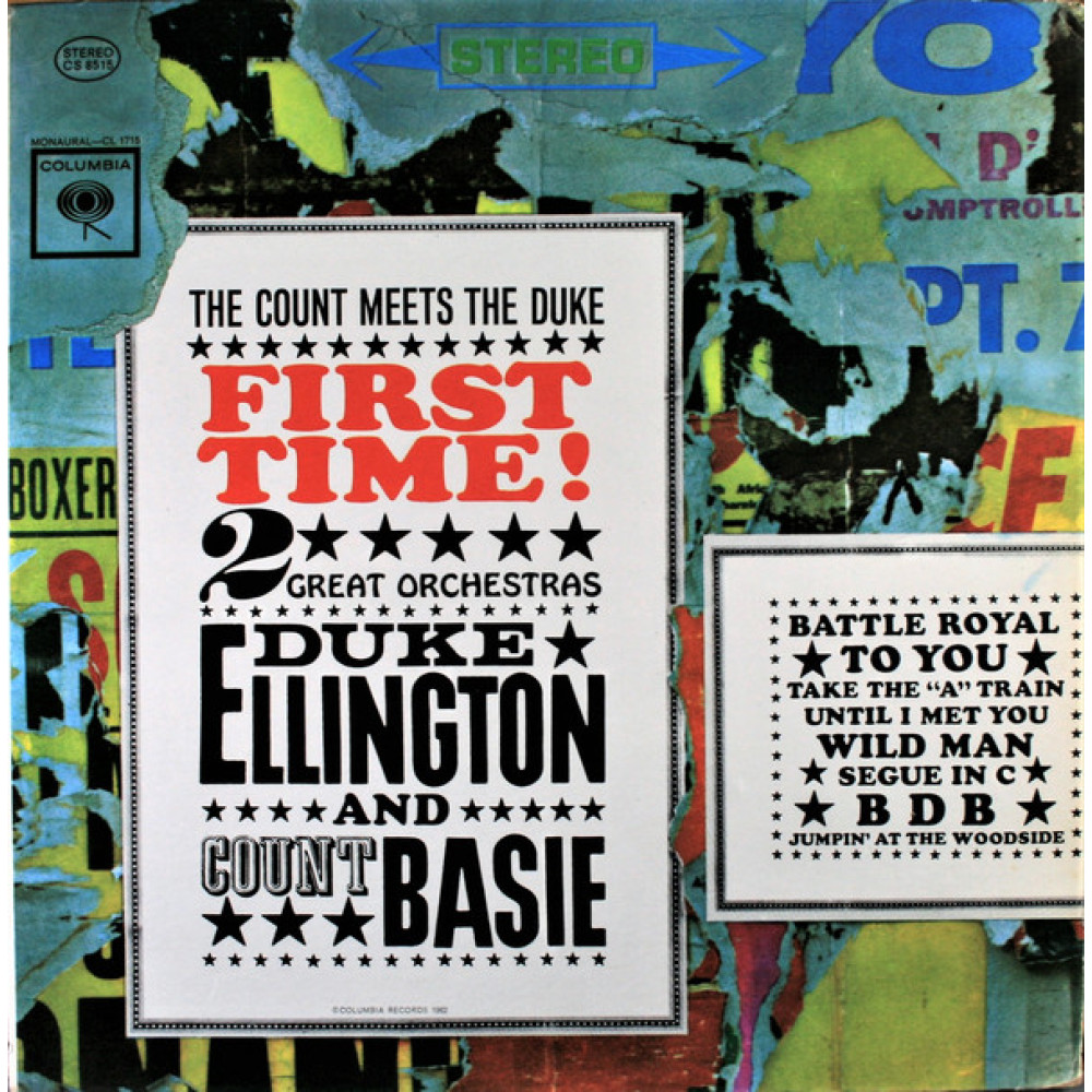 Виниловая пластинка Ellington, Duke - First Time! The Count Meets The Duke, 4760