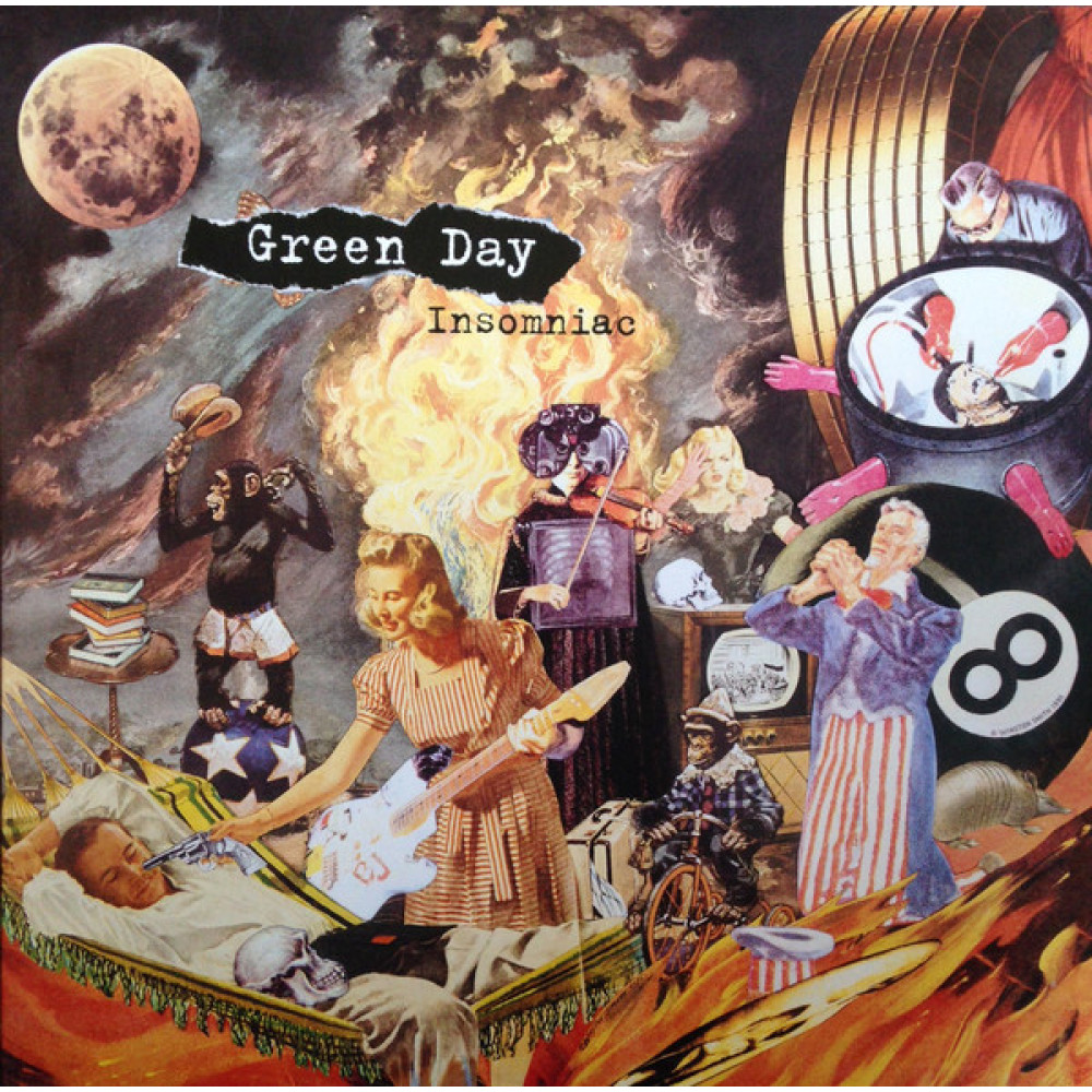 Виниловая пластинка Green Day - Insomniac, 4298