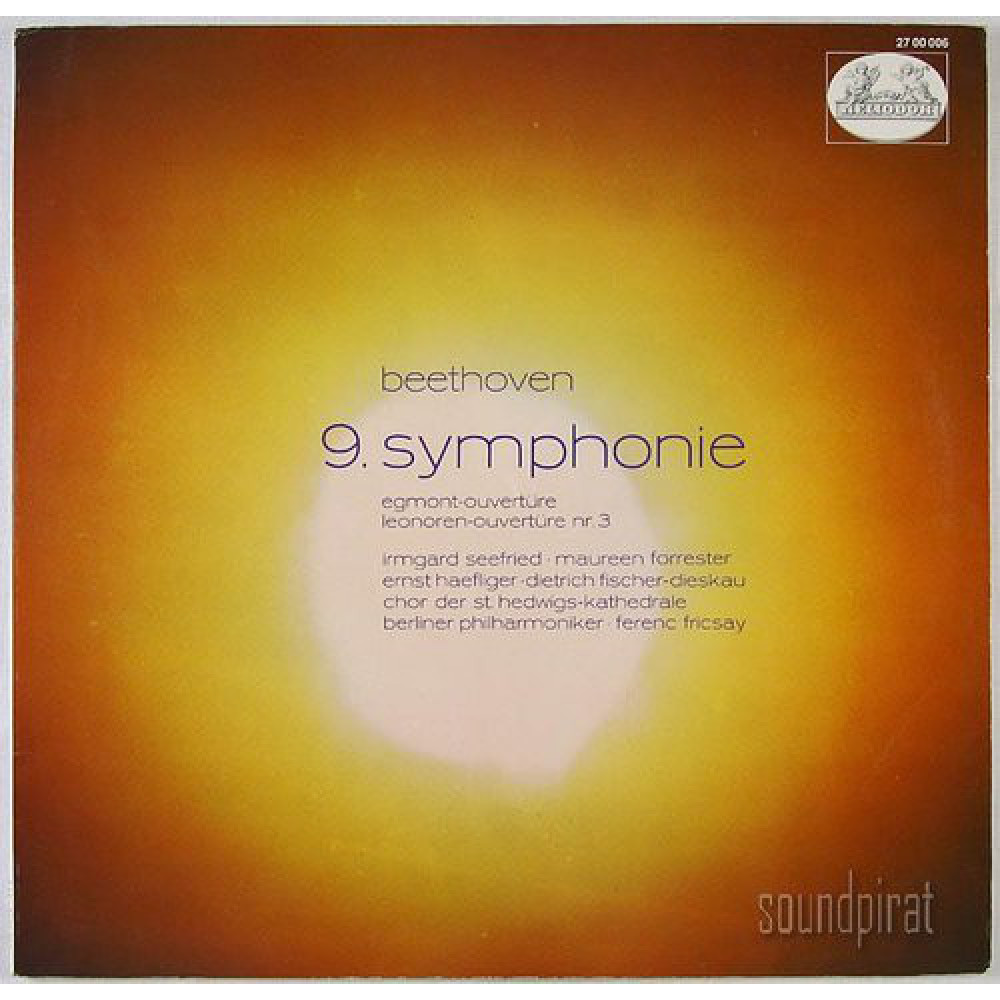 Виниловая пластинка Beethoven, Ludwig Van - Symphony No.9/Egmont Overture/Leonore Overture No.3, 7063