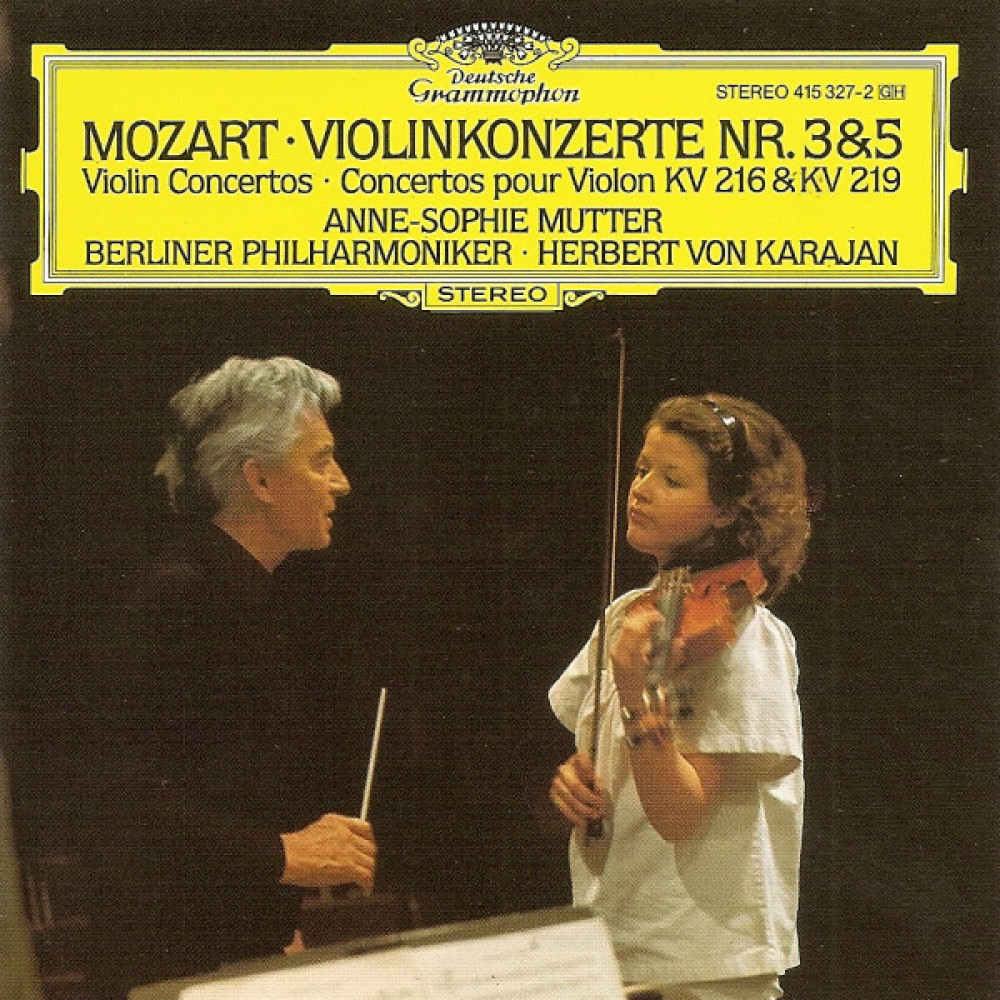 Вінілова платівка Mozart, W. A. - Violin Concertos 3 & 5, 7156