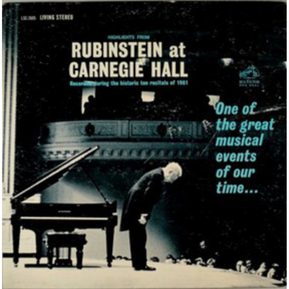 Виниловая пластинка Rubinstein, A - Highlights From Rubinstein At Carnegie Hall, 7168