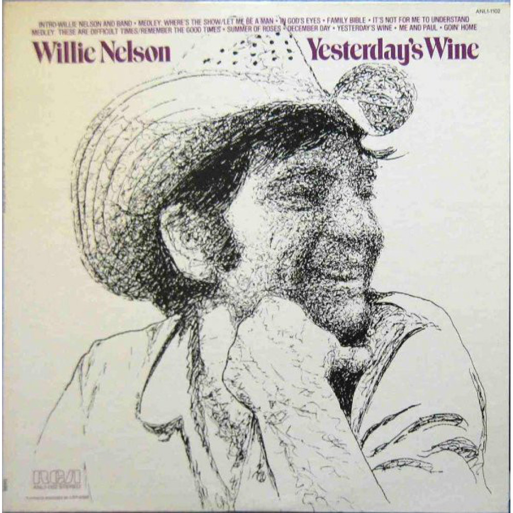 Виниловая пластинка Nelson, Willie - Yesterday's Wine, 7417