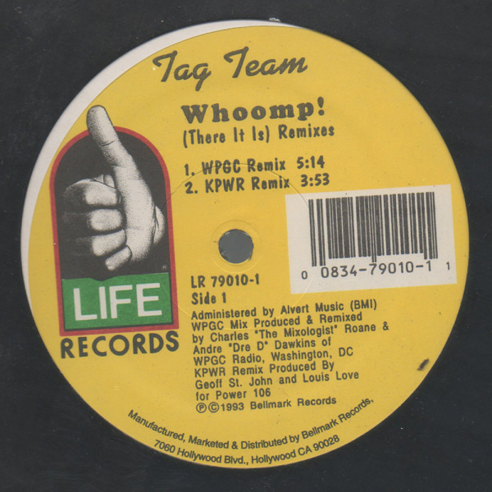 Виниловая пластинка Tag Team - Whoomp! (There It Is) Remixes, 92407